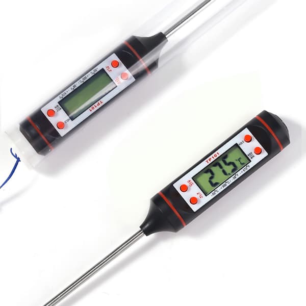 Elektronisk kökstermometer med sond för kött, matlagning, grillning