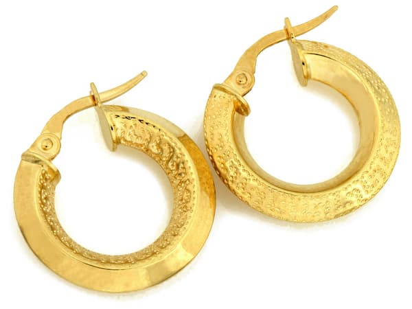 Guldhænger for kvinder 585 ringe trendige 14k guld