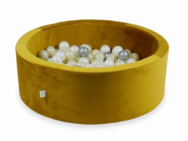 Tør boldbane 200 stk. 90x30 Fløjlsguld: lys guld, sølv, perlemor
