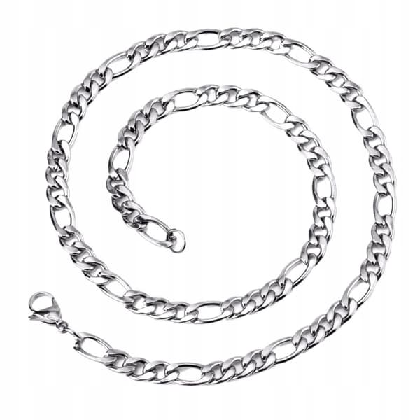 Herr Silver Figarokedja 60cm Diamant + GRATIS