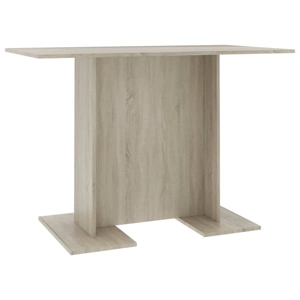 vidaXL spisebord Sonoma eg 110x60x75 cm spånplade