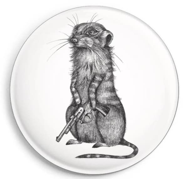 Johnny Pistol Meerkat Magnet