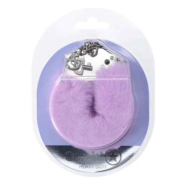 Kraftige, bløde håndjern - Lavendel