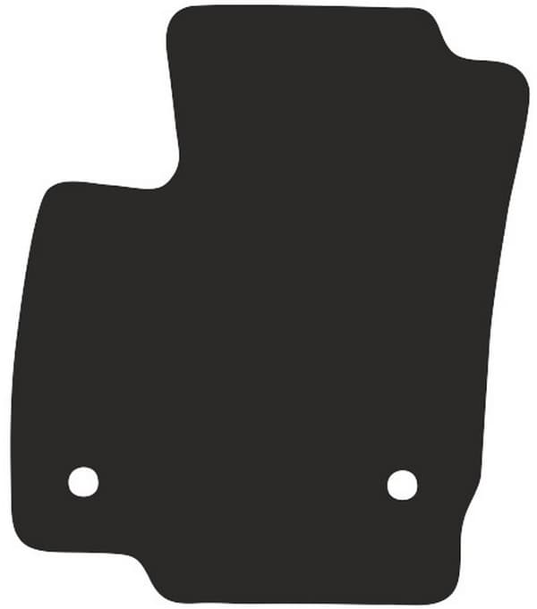 polyamid førermåtte til: Ford B-MAX minivan 2012-2017 gummibelagt førermåtte