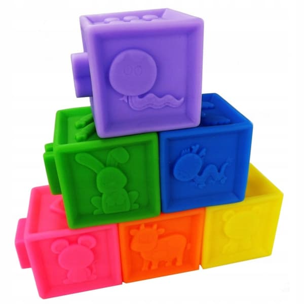 Bløde gummi-sensoriske blokke med pibelyd 9911