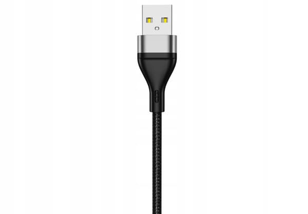 B16 JELLICO Lightning-kaapeli 3.1A 1M musta