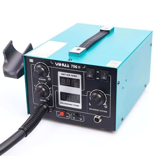 Yihua 706 II professionel 2-i-1 varmluftslødstation