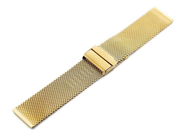Armbånd Pacific M8 - mesh HQ - guld 24mm