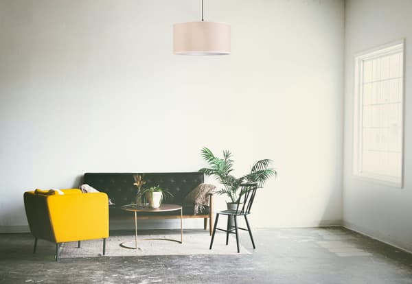 Tornado AD1 lampa, beige sammet