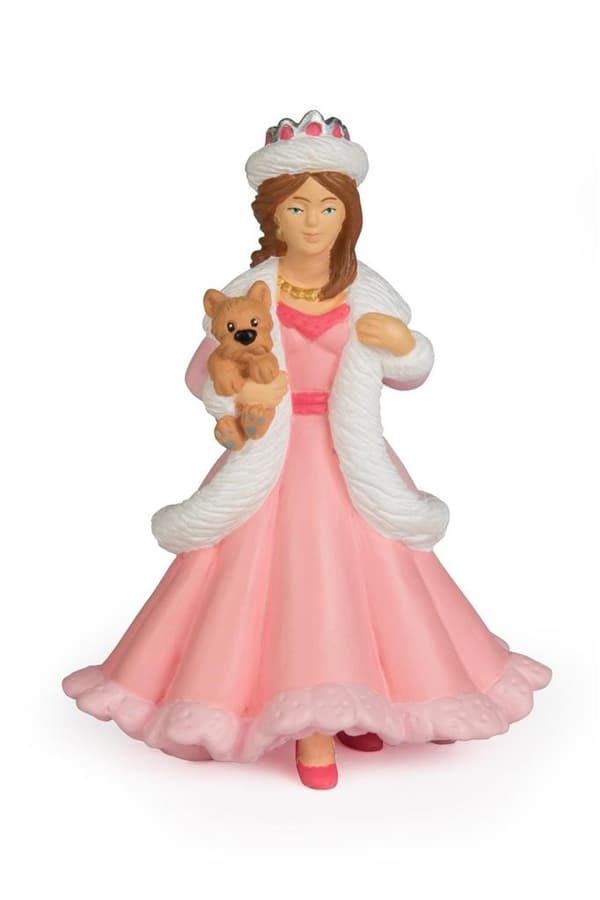 Prinsessa koiran kanssa