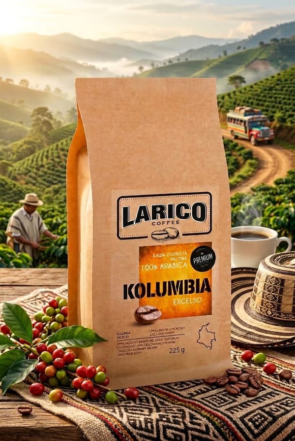 Larico Kaffebønner Colombia Excelso 970g