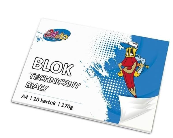 Teknisk blok A4 170g 10 ark