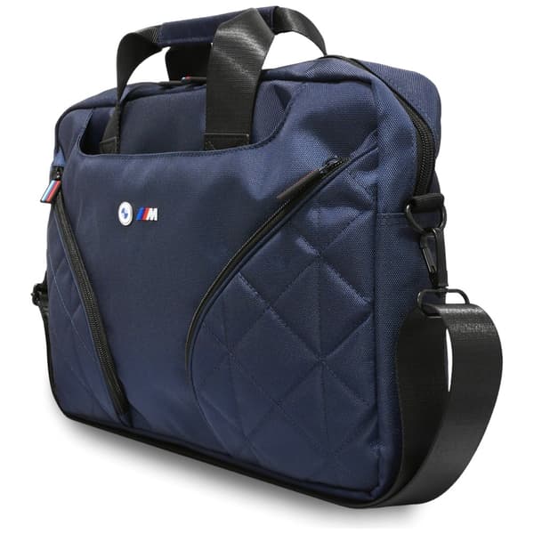 BMW Nylonfickor & Metalllogotyp 16" Väska Marinblå