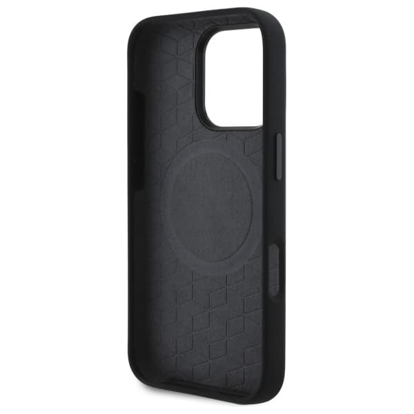 BMW M Silikone Trykt Ring MagSafe-cover til iPhone 16 Pro Max, Sort