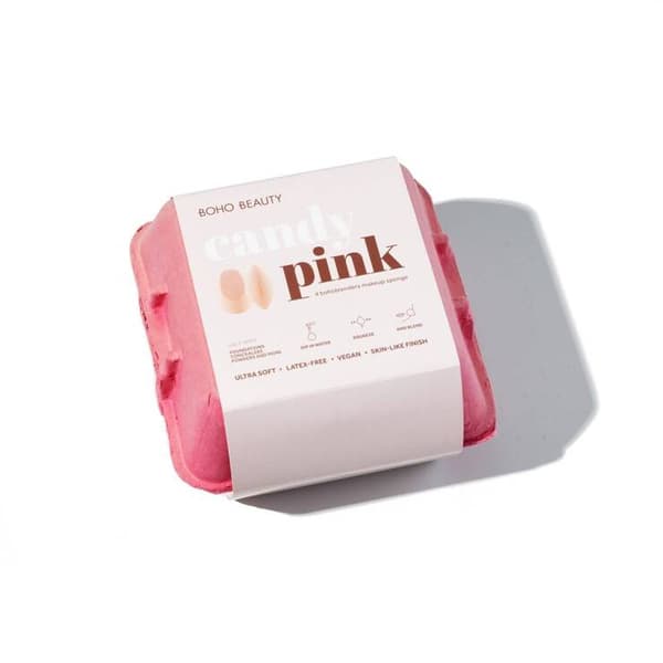 Boho Beauty Bohoblender 4-pack Set Candy Pink 4x Makeup Svamp 222