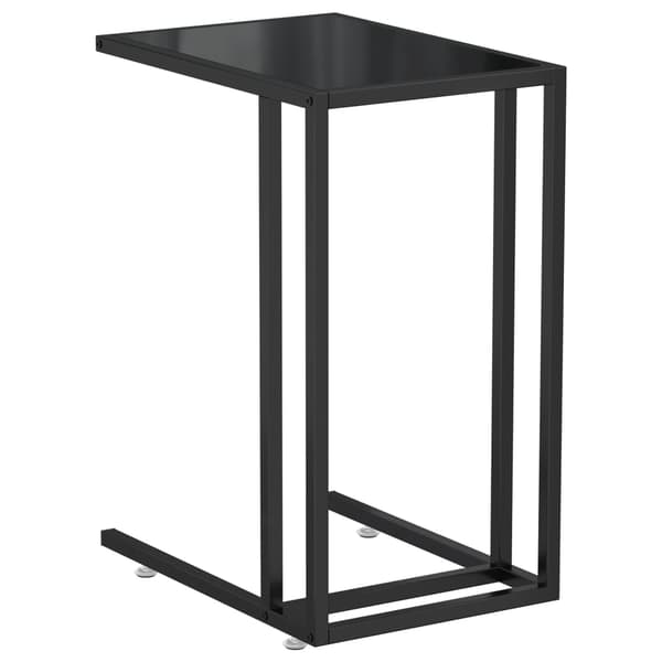 vidaXL computer sidebord sort 50x35x65 cm