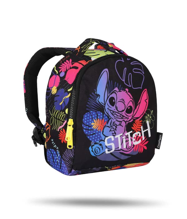 Disney Sort. 25 cm børnerygsæk. Stitch