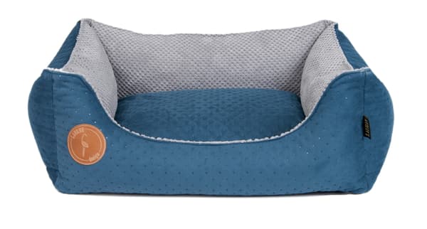 CEZAR soffa, marinblå, quiltad, M - 80 cm x 70 cm