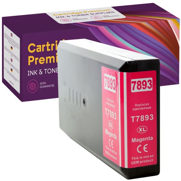 Blæk til Epson Epson WF-5110DW WorkForce Pro Magenta GP-E7893M