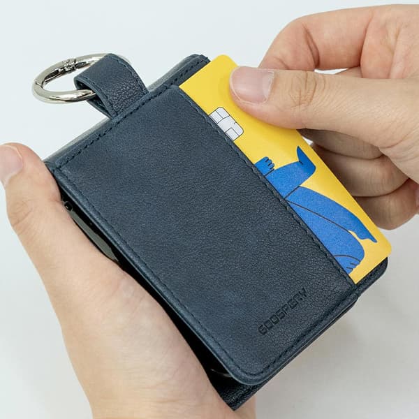 Mercury Basic Diary-skal till Samsung Galaxy Z Flip7 Marinblått