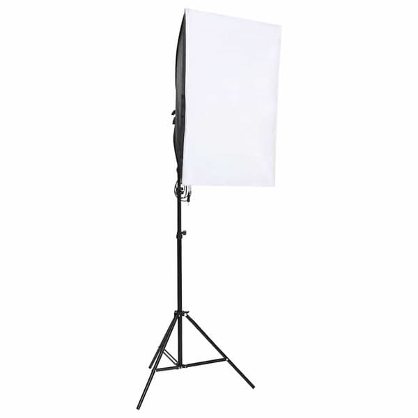 vidaXL Studiosæt med lamper og reflektorer