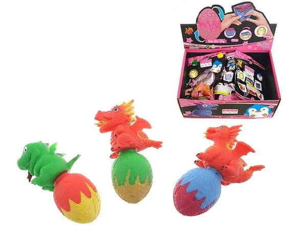 Squishy dinosaur i æg MIX