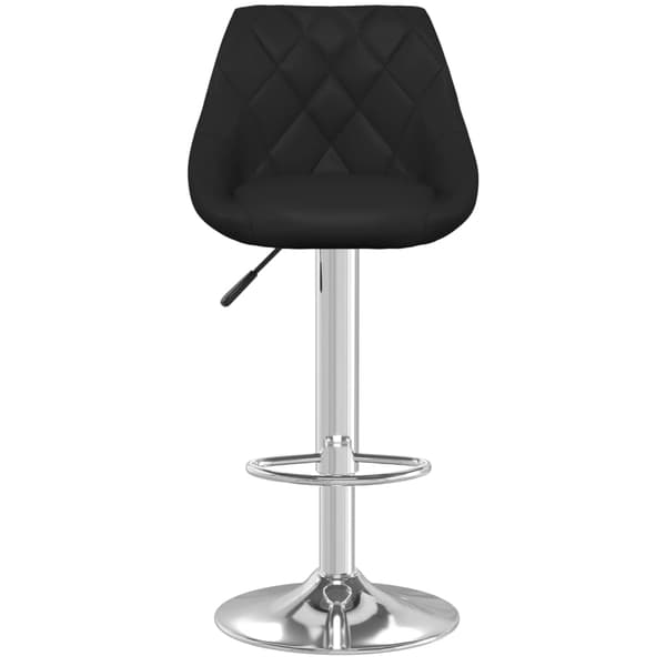 vidaXL barstol, sort, kunstlæder