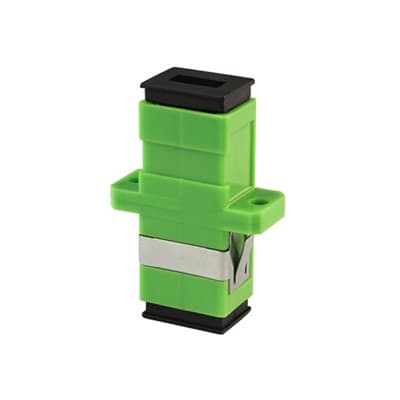 SC/APC fiberoptisk adapter grøn