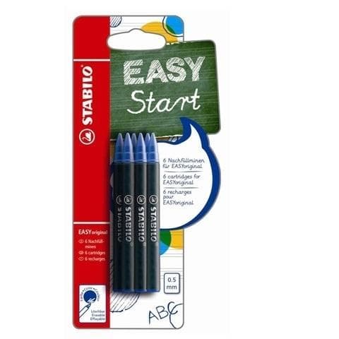 Easy Original refill 0,5 mm blå 6 stk. STABILO