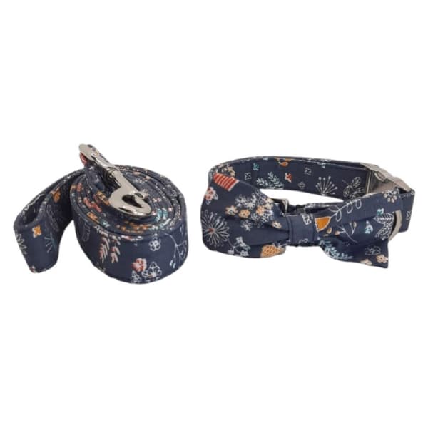 Justerbart hundkoppel med halsband 1,5 m