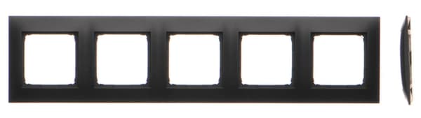 SIMON 54 Frame Five-Fold 5x DR5 Premium Vaakasuora Pystysuora MUSTA MATTA
