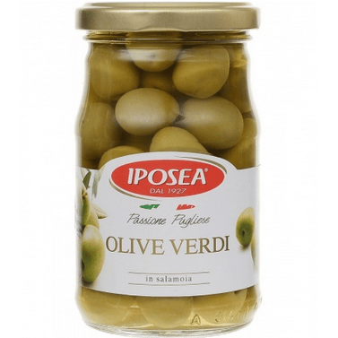 Iposea grønne oliven med sten 290g