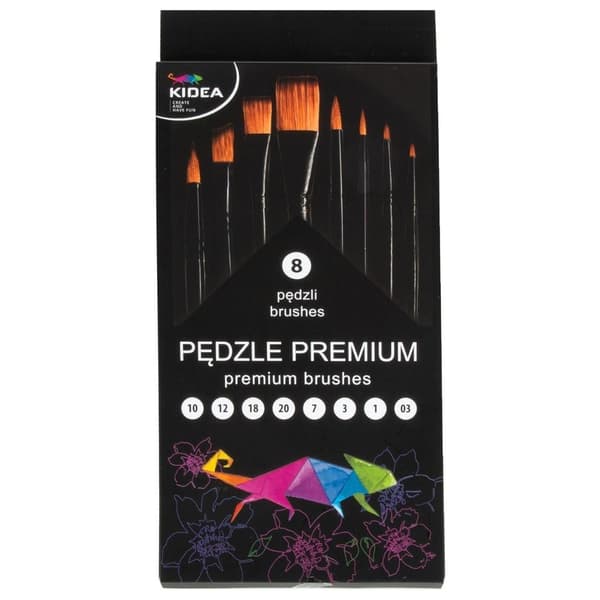 KIDEA Premium pensler 8 stk.