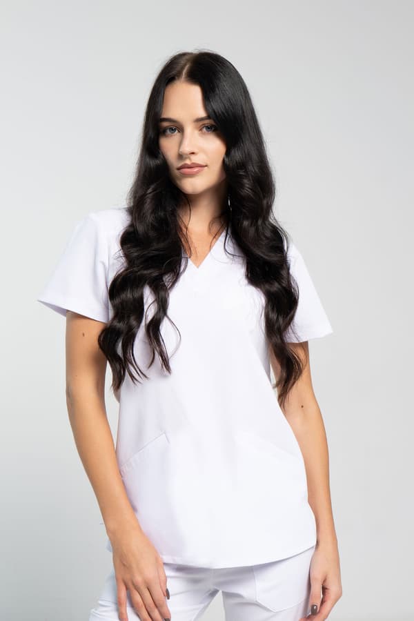 Dame Stella medicinsk bluse STELLA SWEATSHIRT SORT L