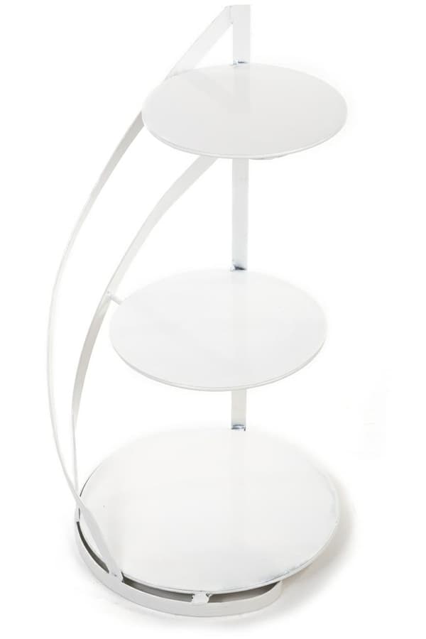Nowell Vitt Metallkakfat 60 cm
