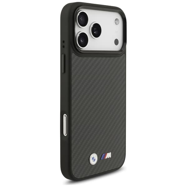 BMW M Kevlar Matt MagSafe-cover til iPhone 17 Pro Max, sort
