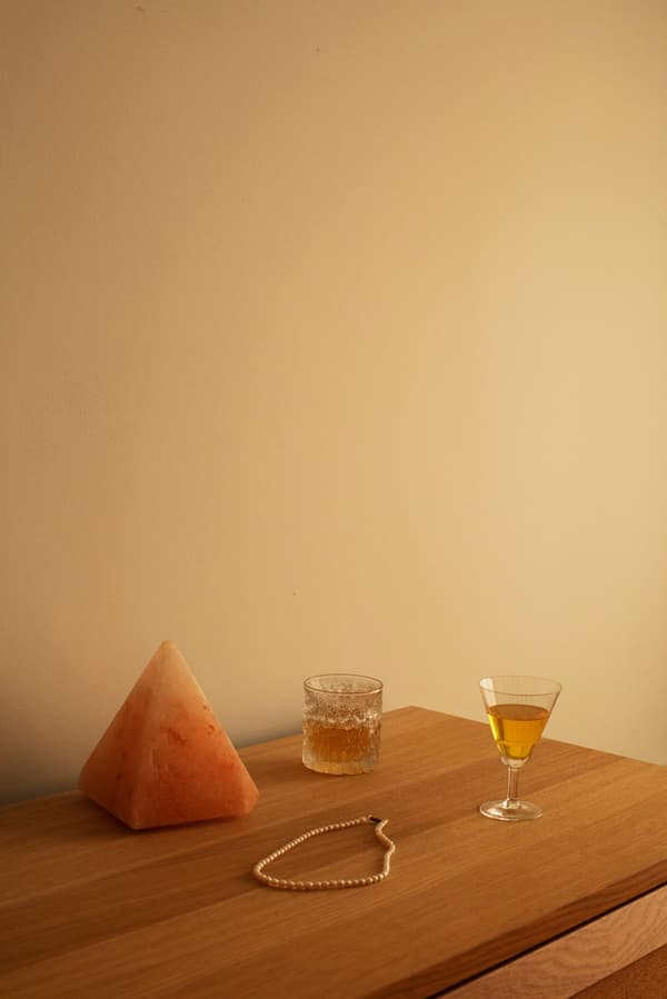 Saltlampe - pyramide