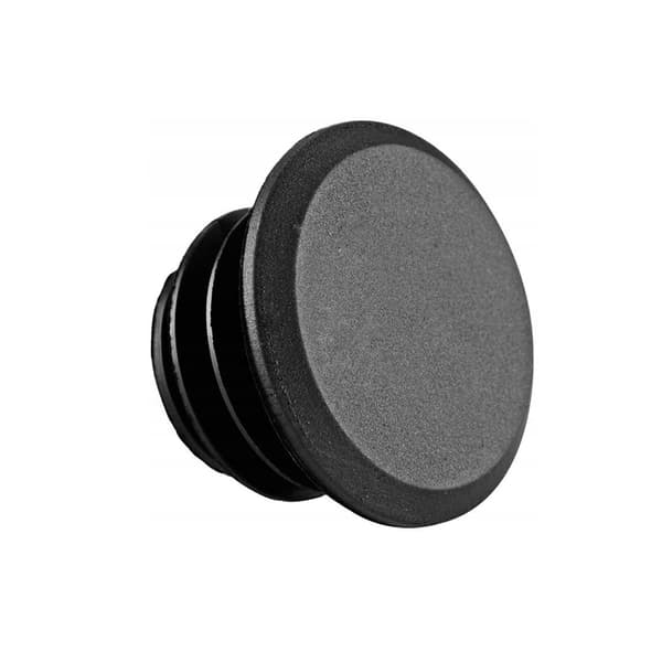 Cykelgreb, gummigreb, diameter 22 mm, sort og grøn
