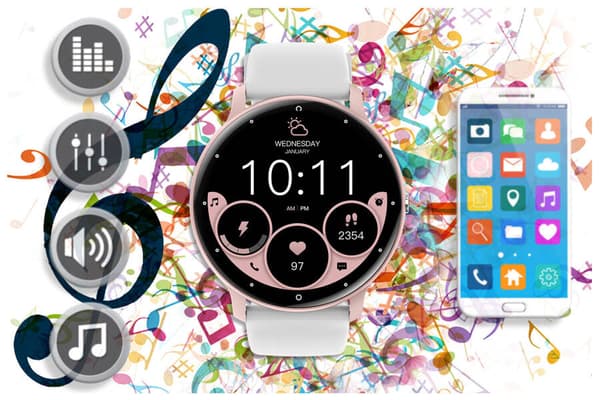 Smartklocka unisex GRAVITY GT1-6 PRO - Bluetooth-samtal, extra armband (sg027f)