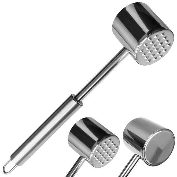 Dubbelsidig stålköttklubba LUXY 27 cm
