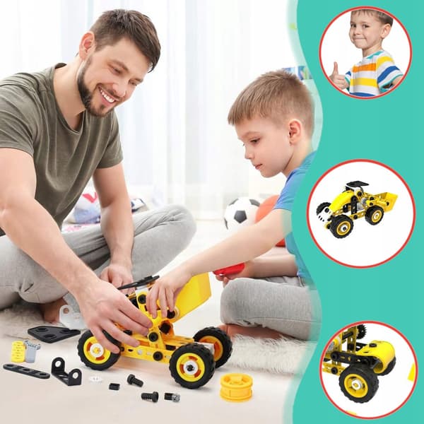 [pakkaus][5] Rakennuspalikat Ajoneuvot Mega Constructor 8in1 U472