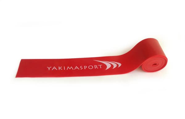 Elastinen lankanauha - 1 mm punainen kuminauha