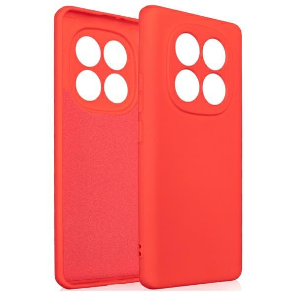 Beline Silikone Etui til Xiaomi Redmi Note 14 Pro, Rød