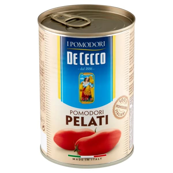Skalade tomater 400g - De Cecco