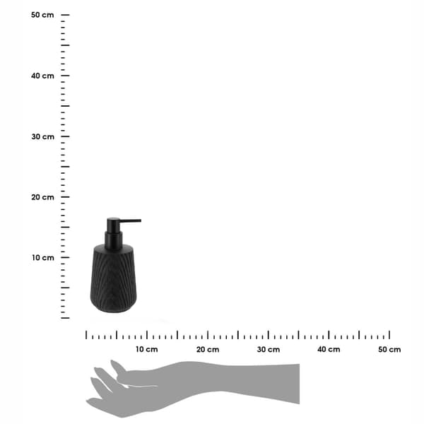 Morgan tvålpump 350ml svart