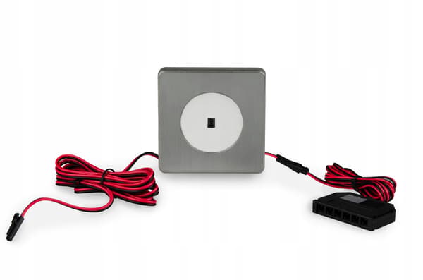 Indbygget LED-møbellampe 3W IR-sensor rustfrit stål 6000K SLL03