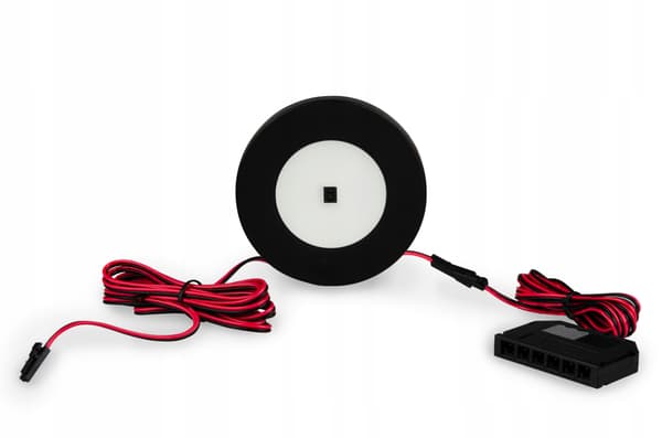 Indbygget LED-møbellampe 3W IR-sensor sort 3000K SLL02