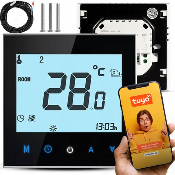 Cronos AC605H-WIFI Termostat Sort