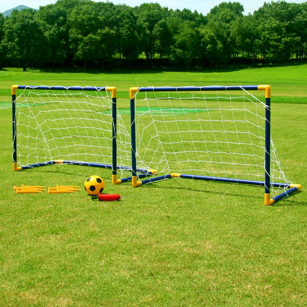 SET MED 2 MÅL 85X60X42CM + BOLL + PUMP