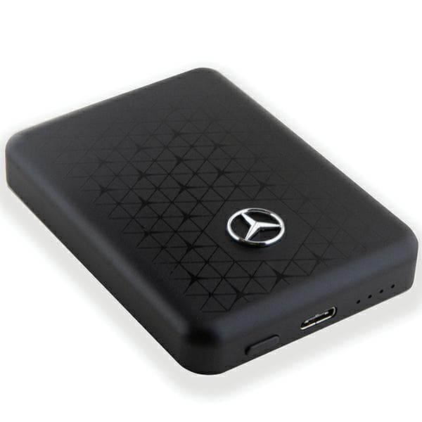 Mercedes MagSafe 5W 3000mAh Powerbank, Sort